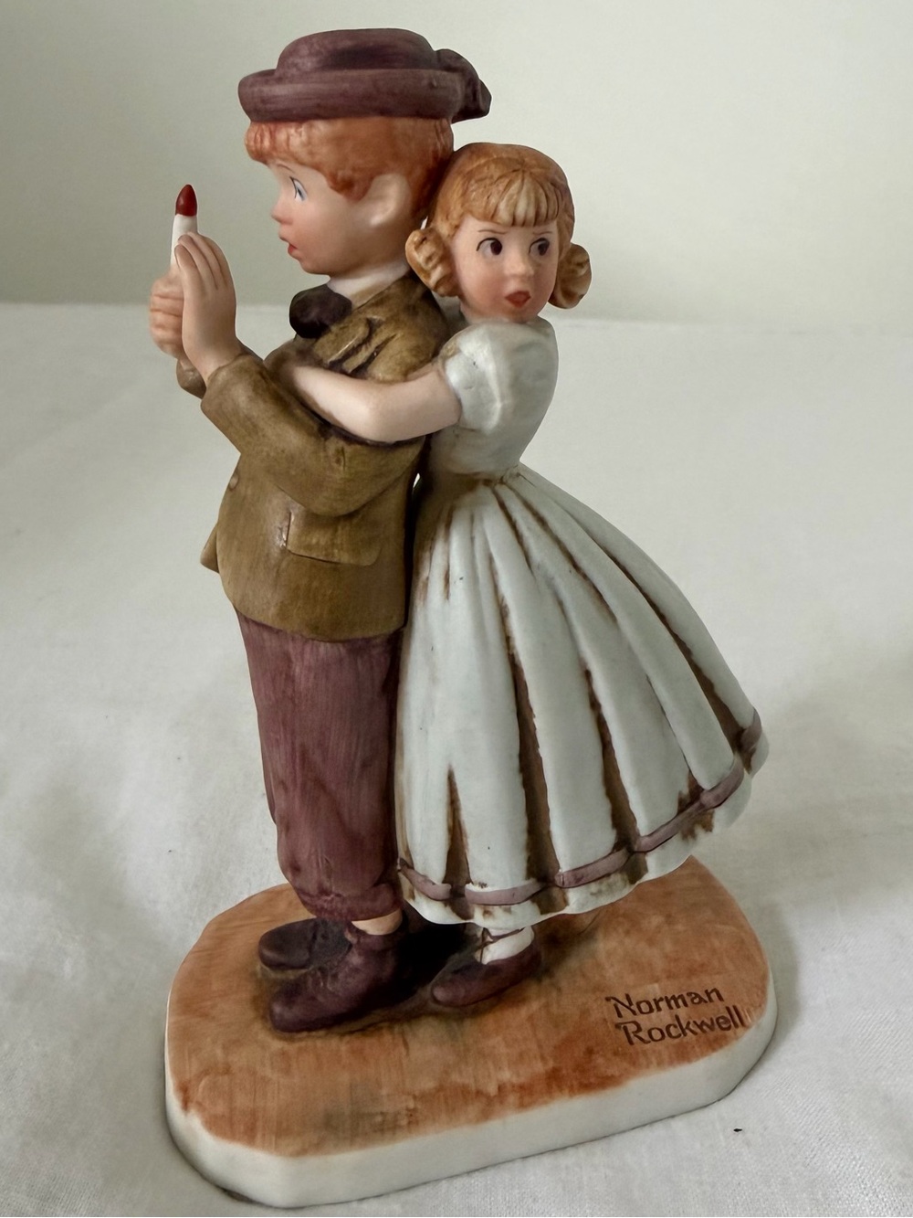 1978 Vintage Norman Rockwell - Tom Sawyer - Lost in Cave Figure